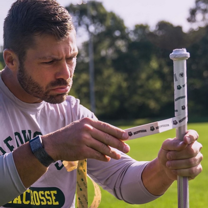 Rob Pannell With VukGripz Lacrosse Grip Tape