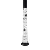 White bat grip tape to wrap around a bat for batting practice with increased grip and friction