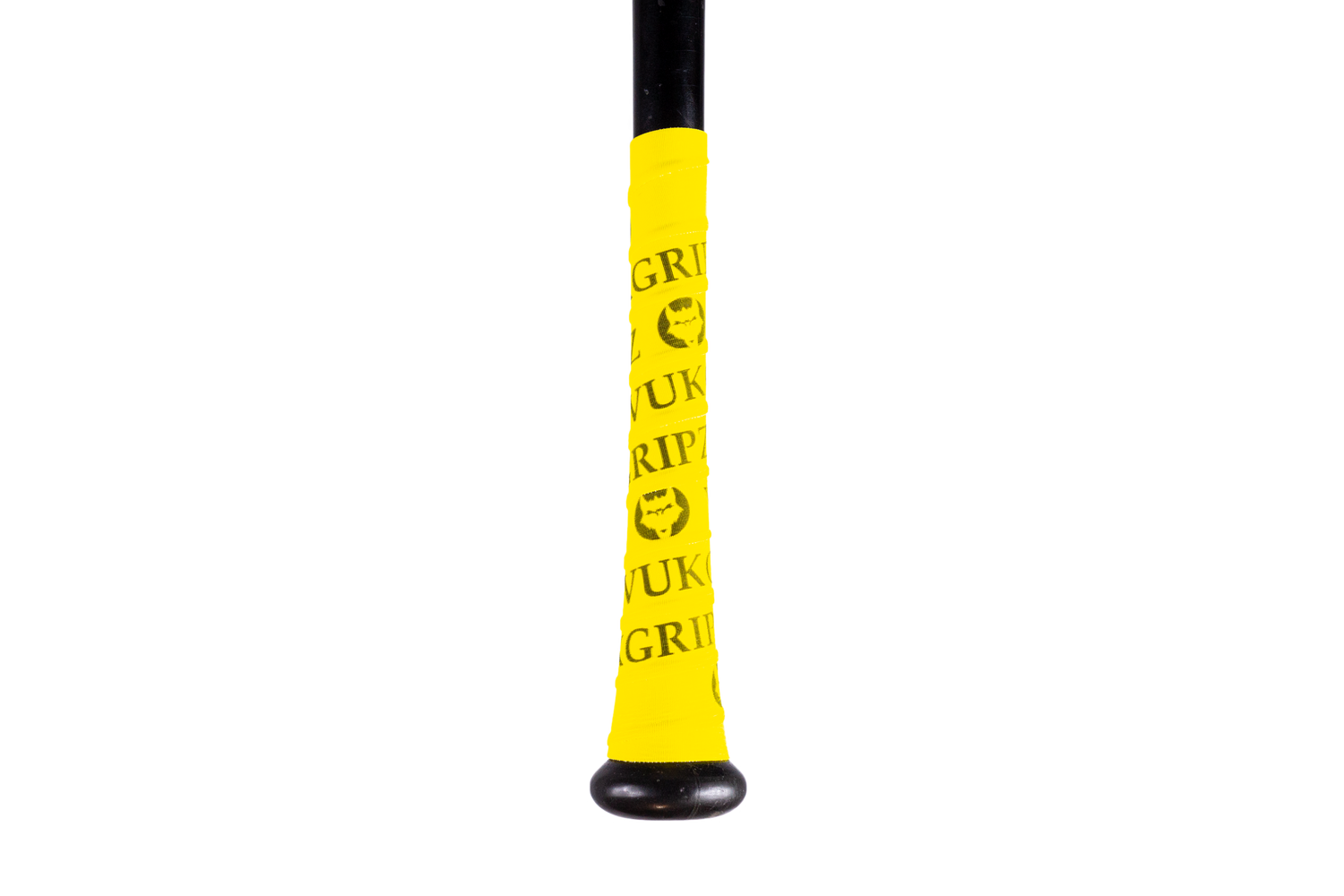 Extra Long Yellow Bat Grip Tape on bat