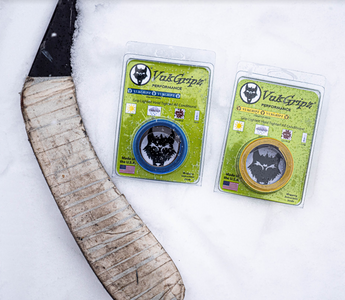 Blue hockey stick tape and yellow hockey stick tape 