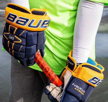 Red VukGripz hockey stick tape 