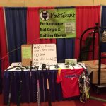 VukGripz Bat Grips and Batting Gloves displayed at the NHSBCA Clinic!
