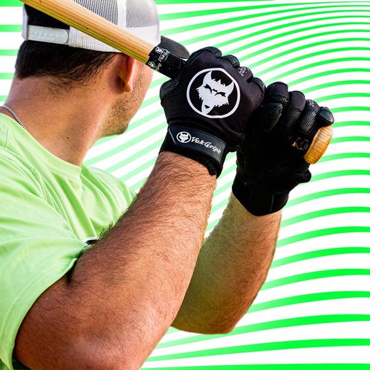 Vukgripz grip tape and baseball batting gloves offer premium friction