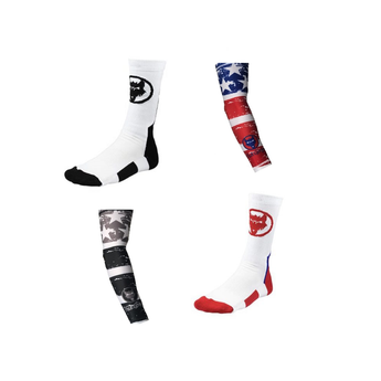 VukGripz athletic socks and performance arm sleeves are the perfect accessory to go with our baseball bat grip tape 