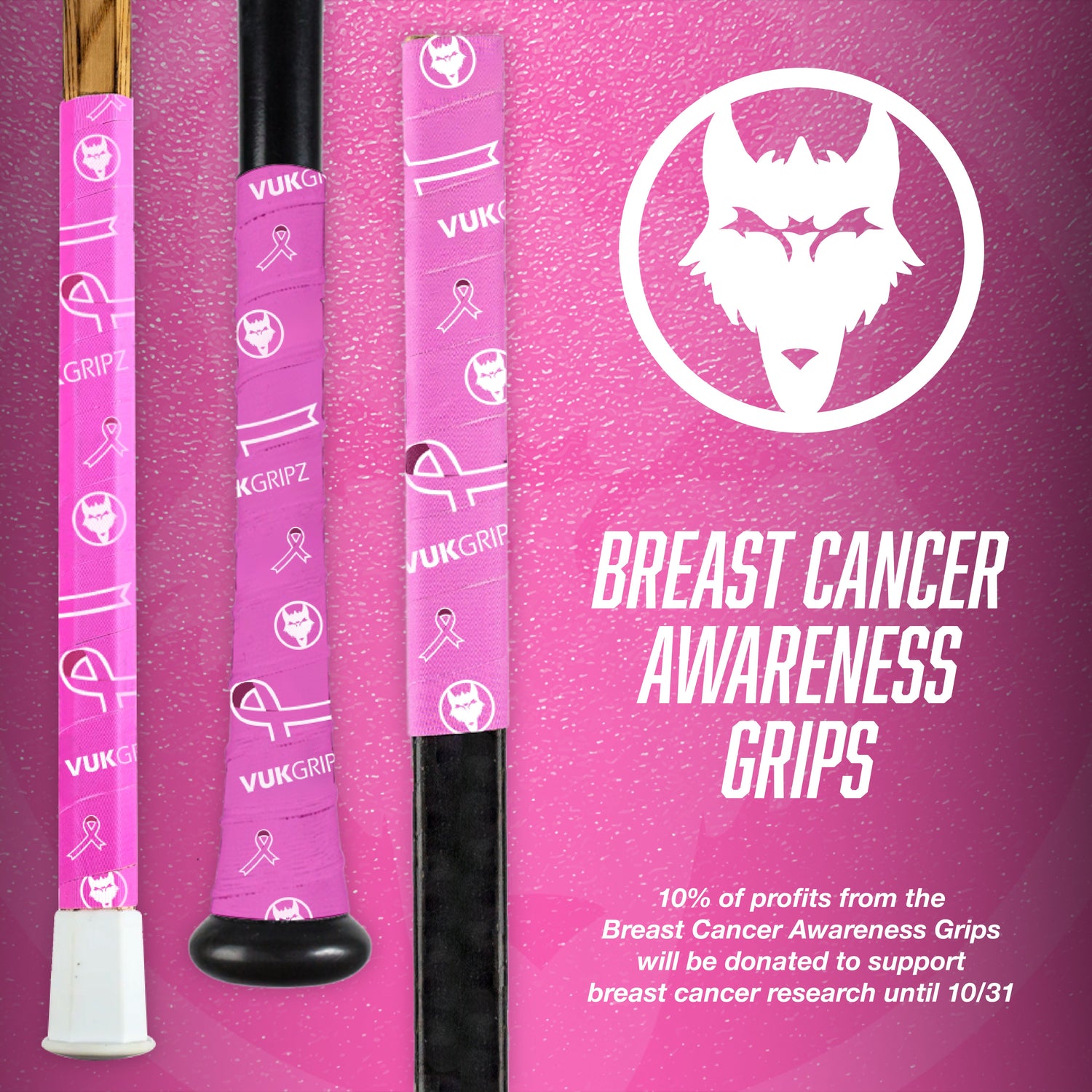 Breast Cancer Awareness Pink Grip Collection