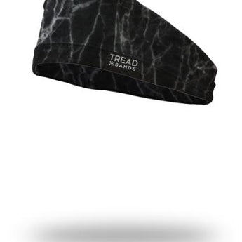 Black Treadbands headbands with 3M Scotchlite Reflective Material logo