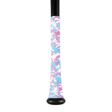 Cotton Candy Camo Pink and Baby Blue Bat Grip Tape! Thin bat grips with unmatched performance in any playing condition. 