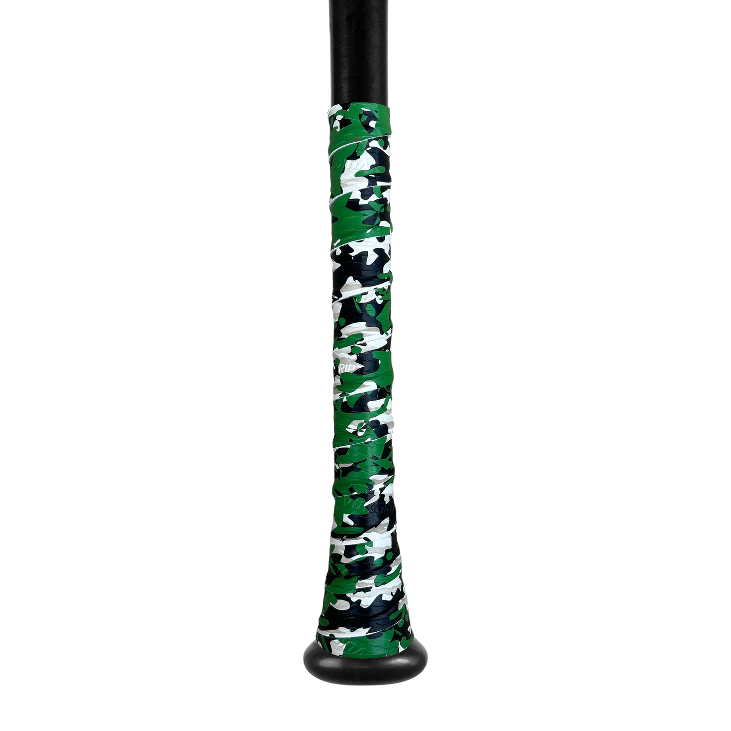 Classic Black, Green & White Camo Bat Grip