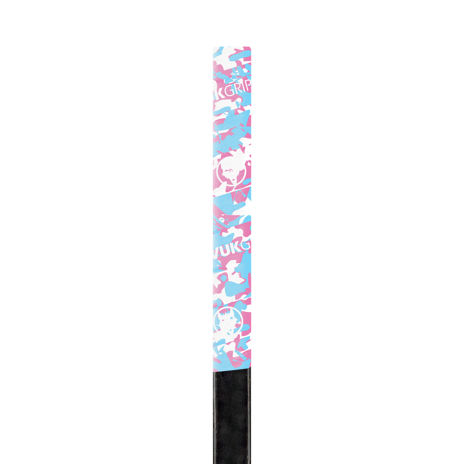 Cotton Candy Camo Baby Blue and Pink Hockey Tape. Thin hockey stick grip tape that is reusable and American Made. 