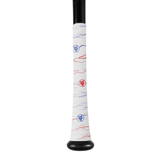 Pulse White Firecracker Bat Grip Tape