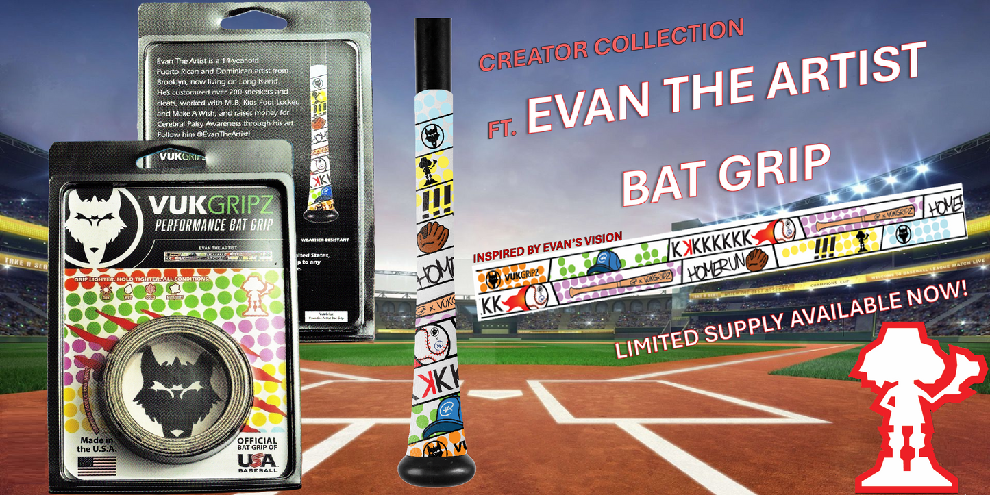 Evan The Artist Bat Grip Tape