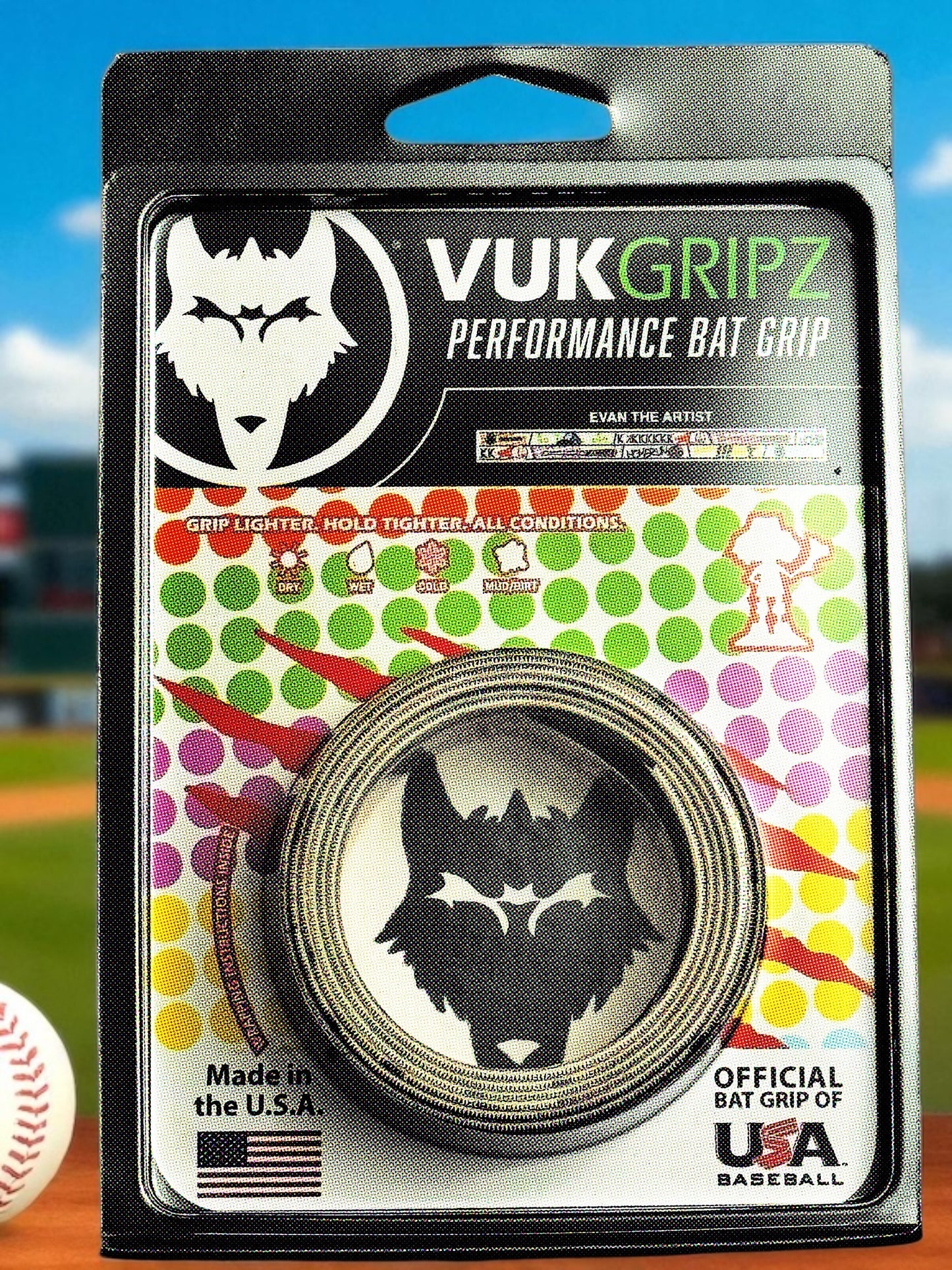 Evan The Artist Bat Grip Tape