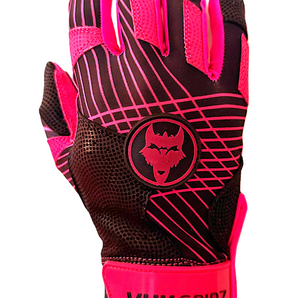 Prowler Pink & Black Batting Gloves