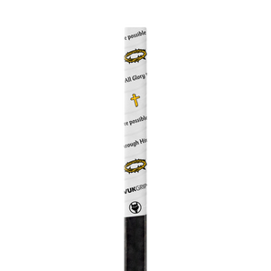 Through Him All Things Are Possible Hockey Grip Tape (Faith Collection): Part of the first-ever faith-based, Catholic/Christian Hockey Tape
