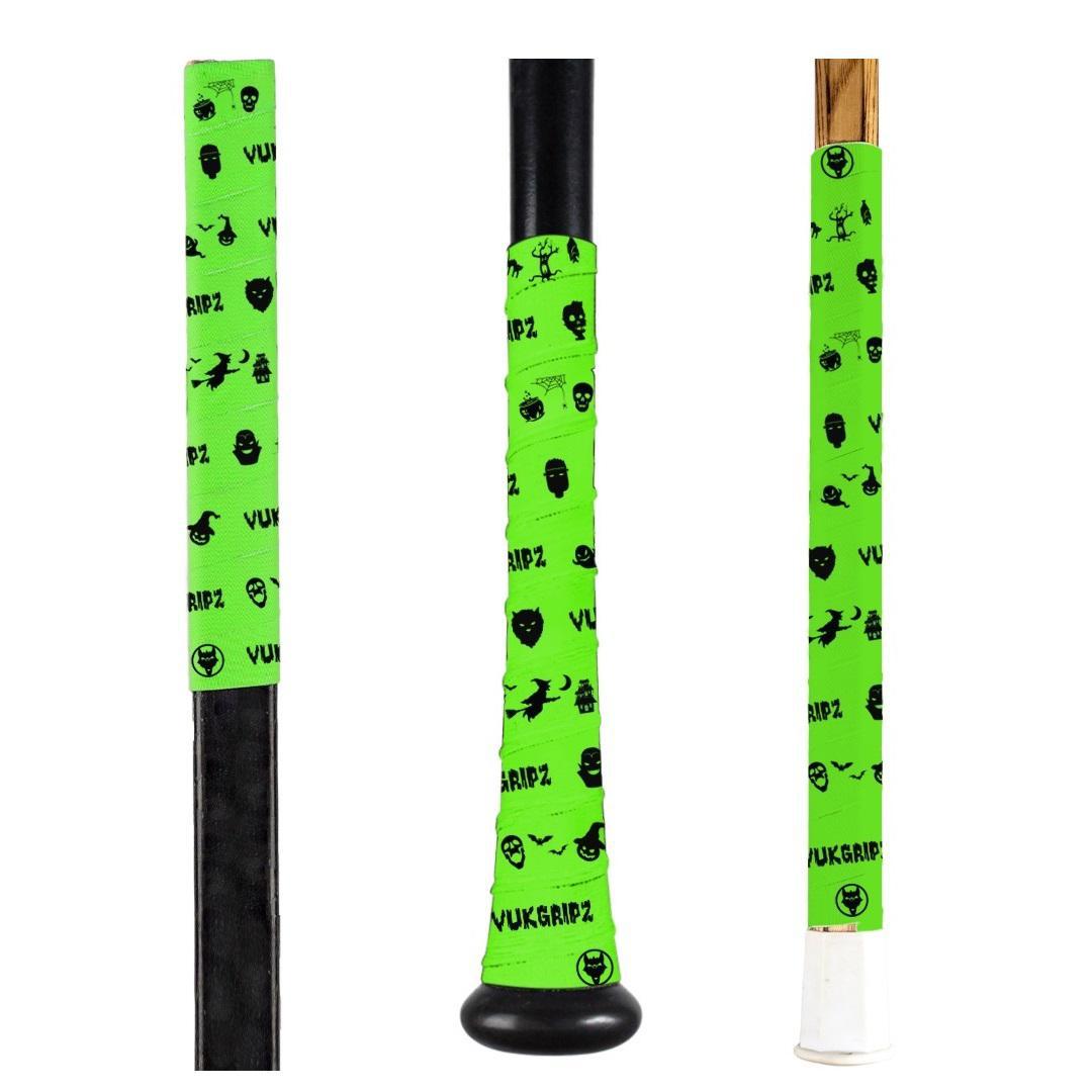 Zombie Green with Black Field Hockey Grip (Half Stick Grip)