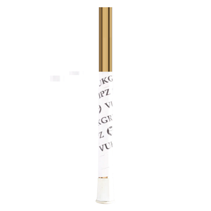 (Lax Cut) White with Black Lacrosse Tape