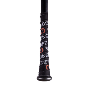 Black Bat Grip Tape with Red & White