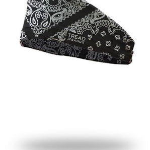 OFF-ROAD CONTOURED HEADBAND - BLACK BANDANA