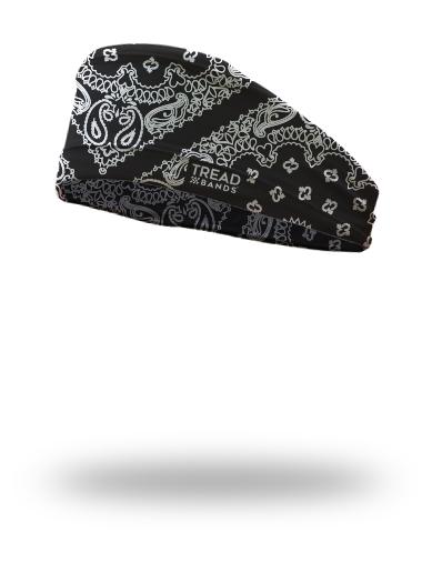 OFF-ROAD CONTOURED HEADBAND - BLACK BANDANA