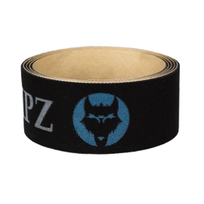 Black Pickleball Grip with Blue & White