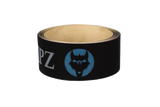 VukGripz Lacrosse Tape with Blue and White logos is American Made, Thin, and Durable on roll