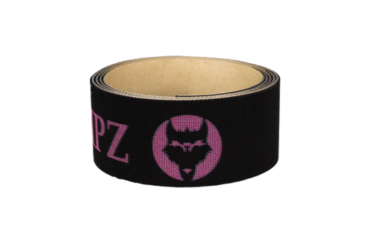VukGripz Black Lacrosse Stick Tape with Pink Logos
