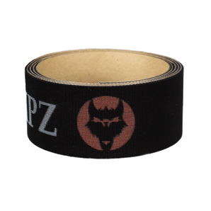 VukGripz Black Lacrosse Tape with Red & White Designs