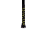 VukGripz Black Bat Grip Tape with Yellow VukGripz logos bat tape