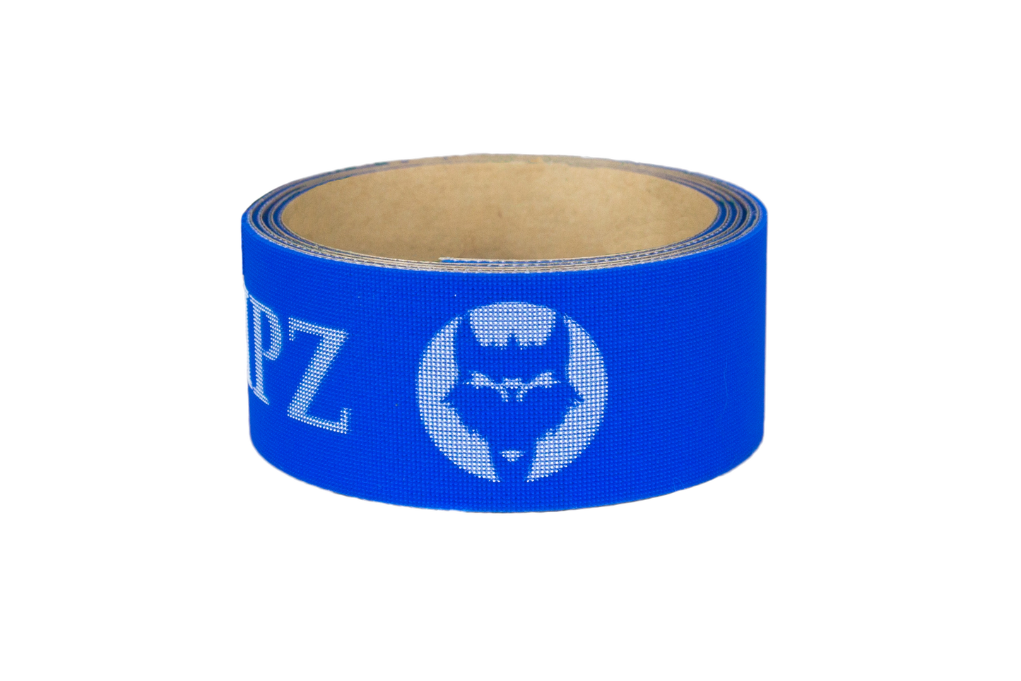 VukGripz Blue Baseball Bat Grip Tape with white logos bat tape