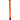 Orange Field Hockey Stick Grip with Black VukGripz logos