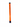Orange Field Hockey Stick Grip with Black VukGripz logos
