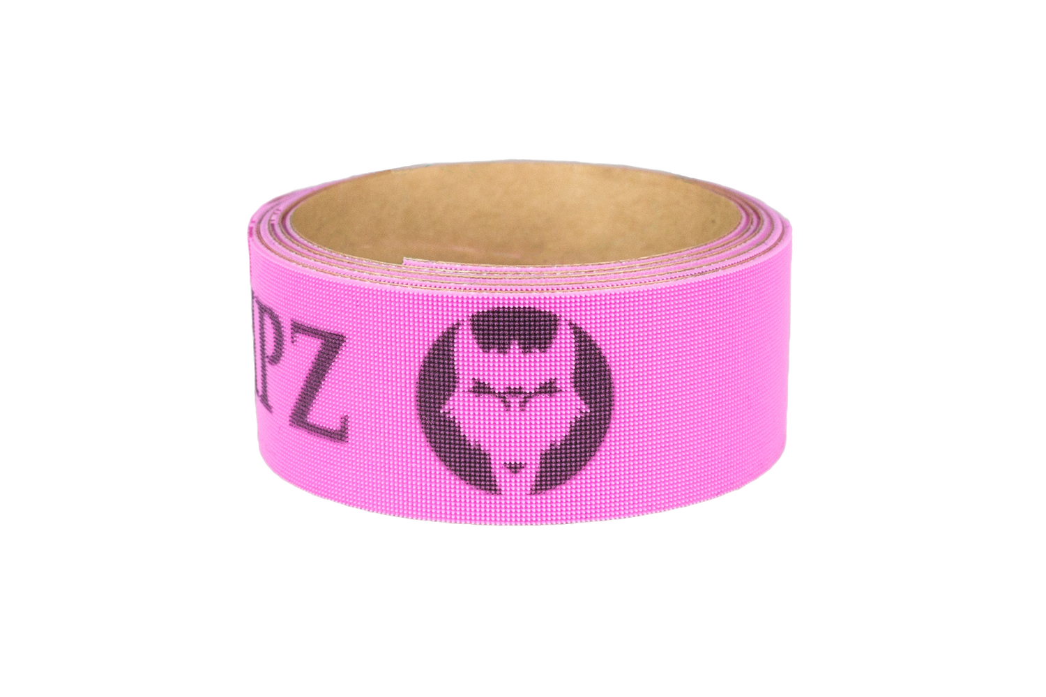 VukGripz Pink Hockey Stick Tape with Black VukGripz logo, hockey tape, pink stick tape