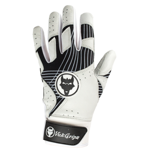 VukGripz Prowler Black Baseball Batting Gloves and Softball Batting Gloves
