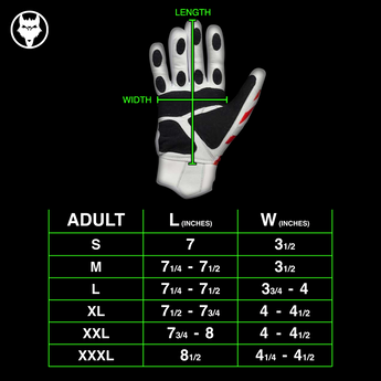 baseball handschuhe größe Prowler Black Baseball Batting Gloves