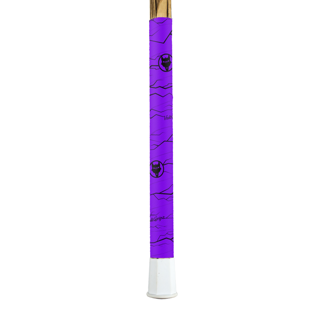 Purple Lacrosse grip tape to wrap around a lacrosse stick to improve your grip and friction on lacrosse stick