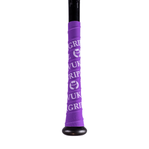 VukGripz Purple with White Baseball Bat Grip Tape and Softball Bat Grip Tape