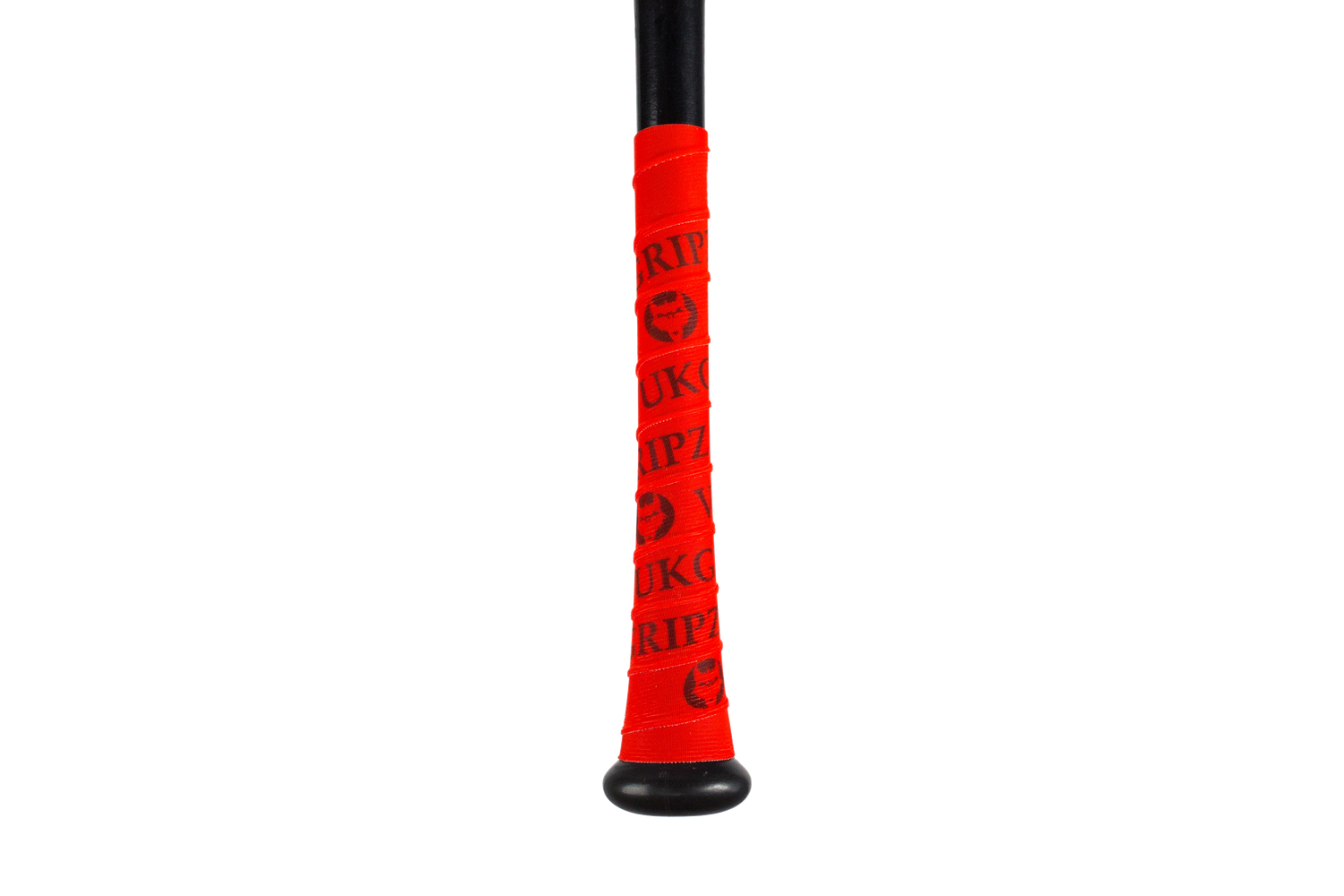 VukGripz Red Baseball Bat Grip Tape with Black and Softball Bat Grip Tape with Black