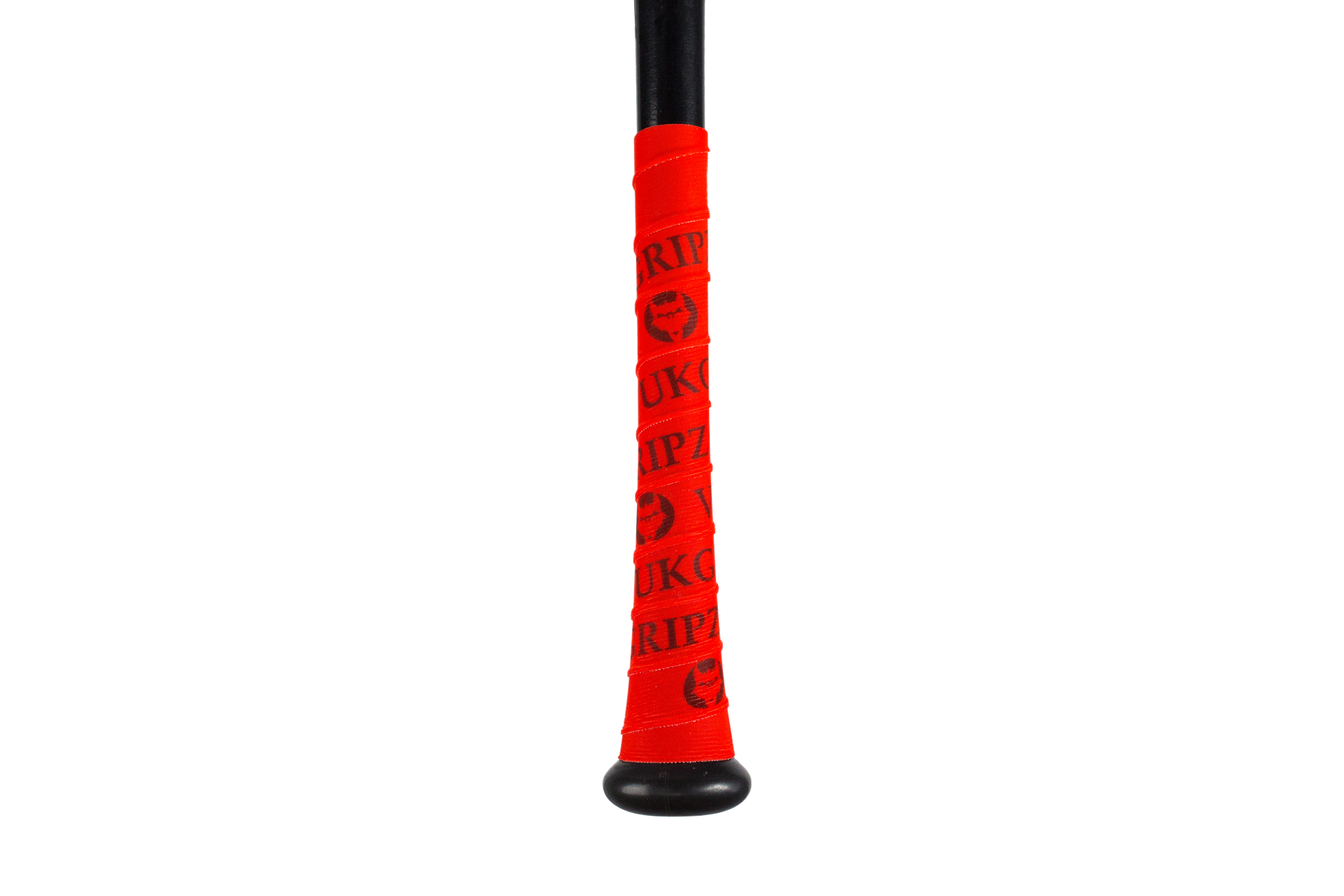 Extra Long Red Bat Grip Tape on bat