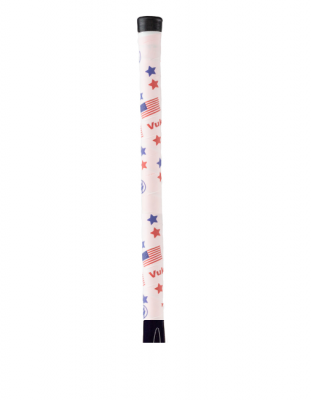 Full American Flag Field Hockey Grip. White Field Hockey overgrip with USA stars