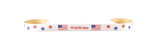American Flag Hockey Grip. White Hockey stick tape with USA stars unrolled