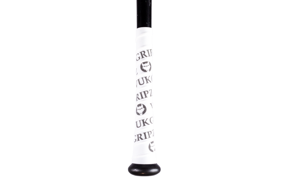White Bat Grip Tape with Black White Bat Grip Tape with Black Design