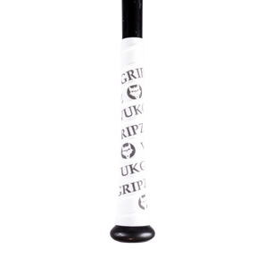 Extra Long White Bat Grip Tape on bat