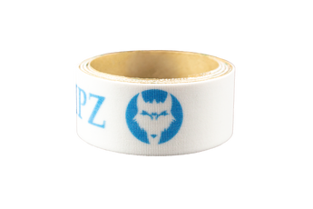 Blue Designed White Bat Grip Tape with white bat
