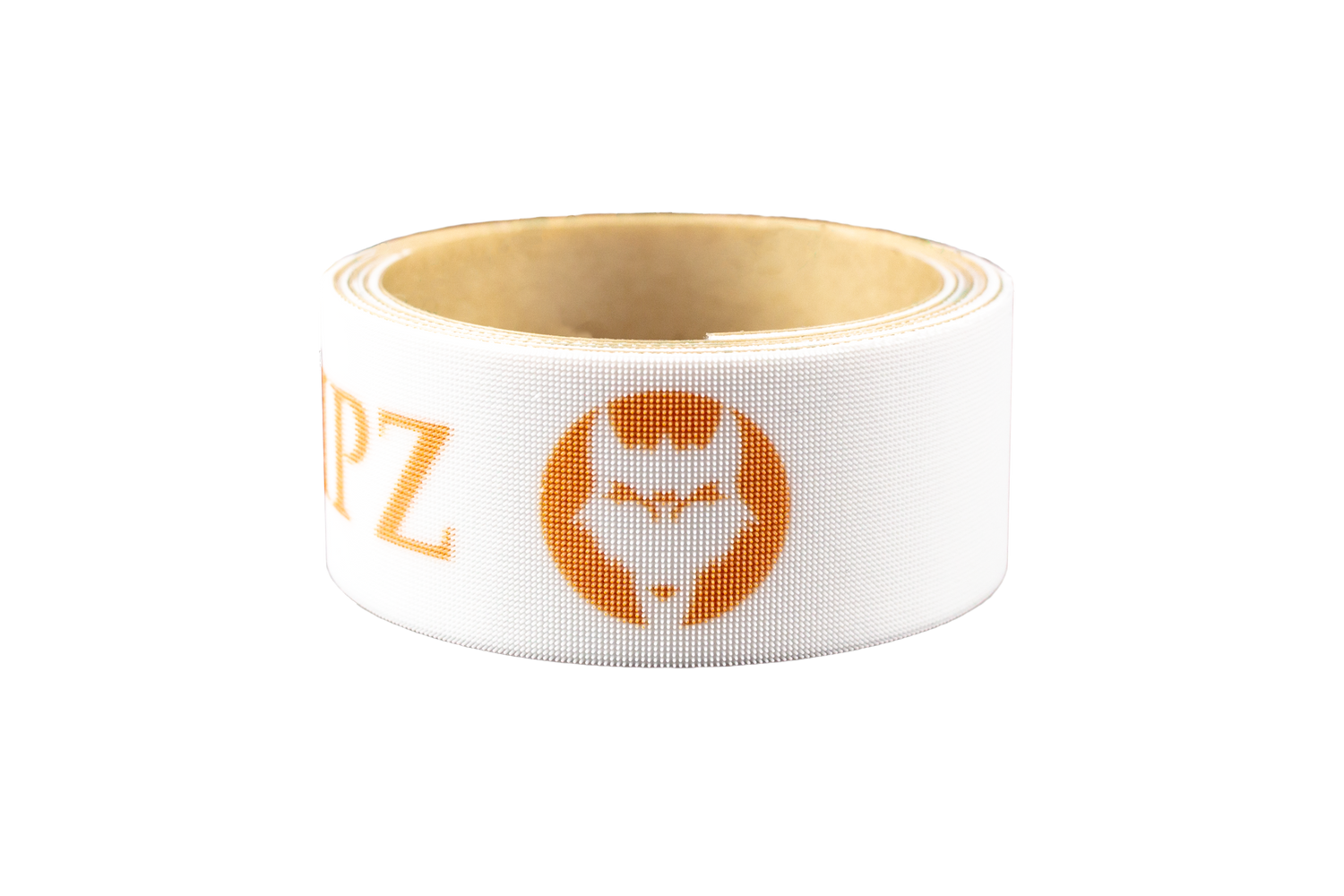 VukGripz White Baseball and Softball Bat Grip Tape with Orange Designs
