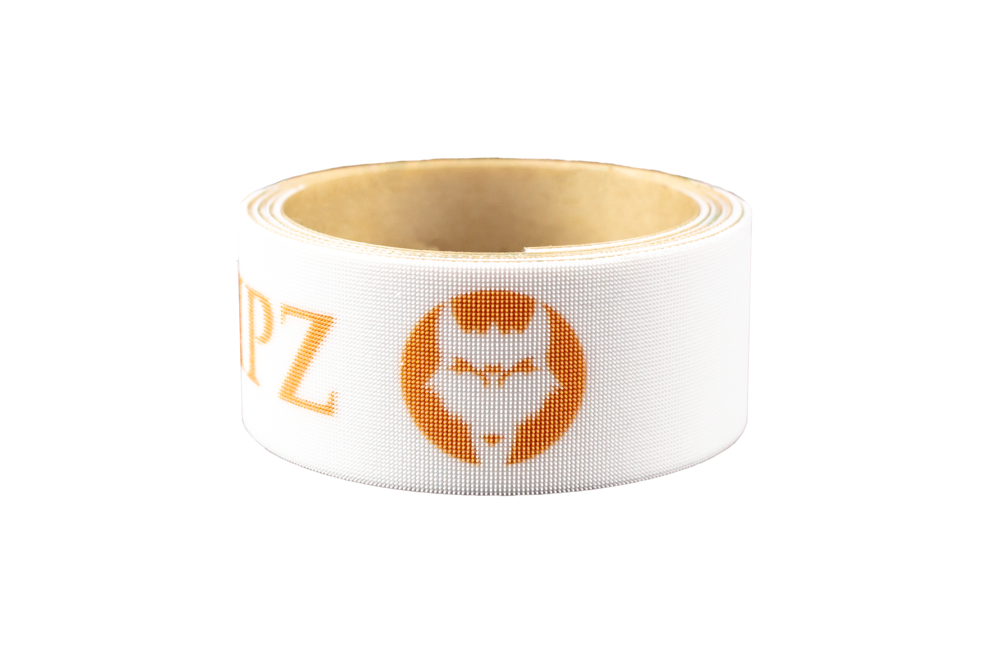 VukGripz White Lacrosse Tape with Orange Designs