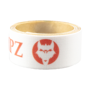 VukGripz White Lacrosse Tape with Red Designs