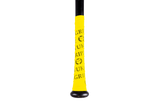Extra Long Yellow Bat Grip Tape on bat