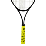 Yellow tennis racquet overgrip